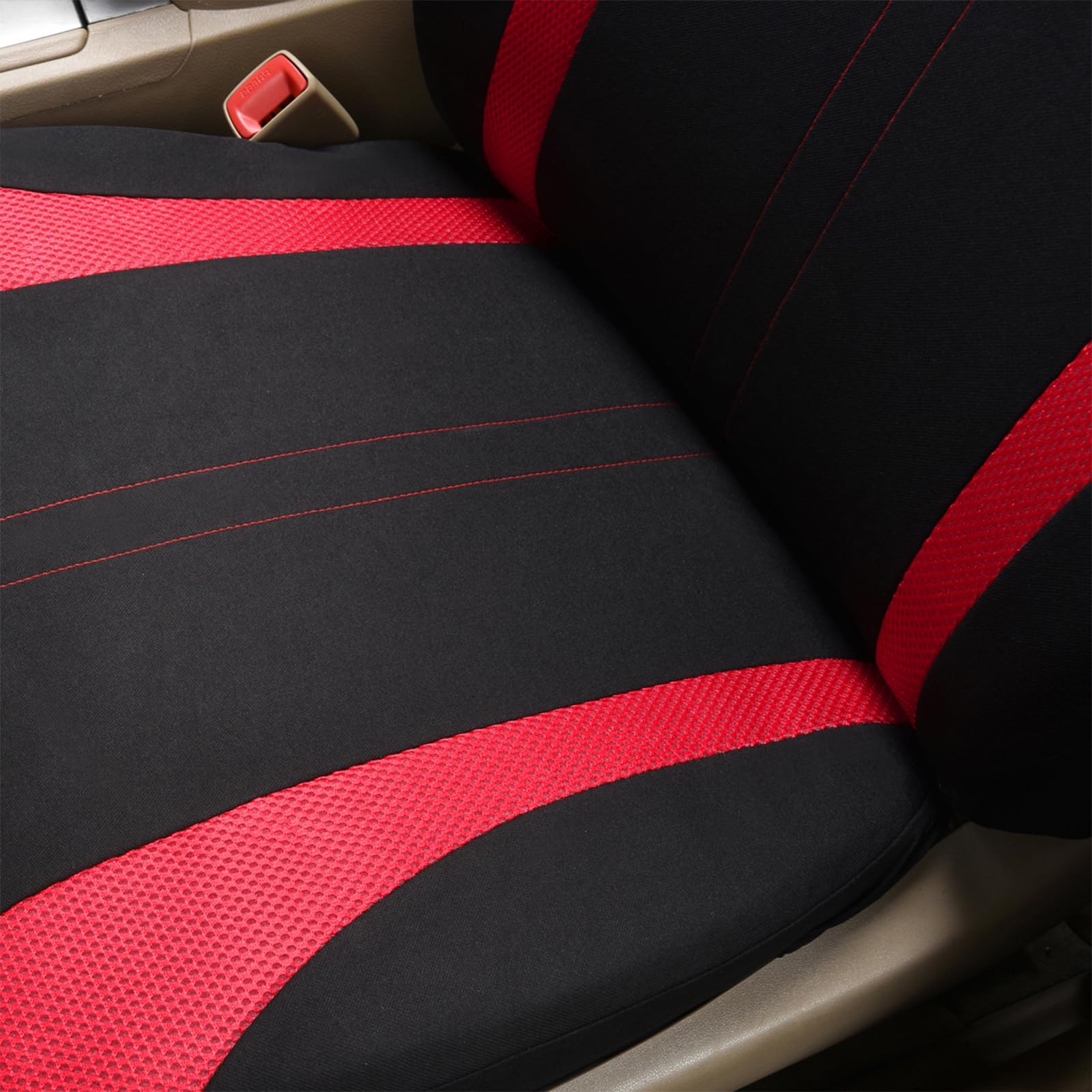 Flying Banner seat back full coverage protecting upholstery from wear
