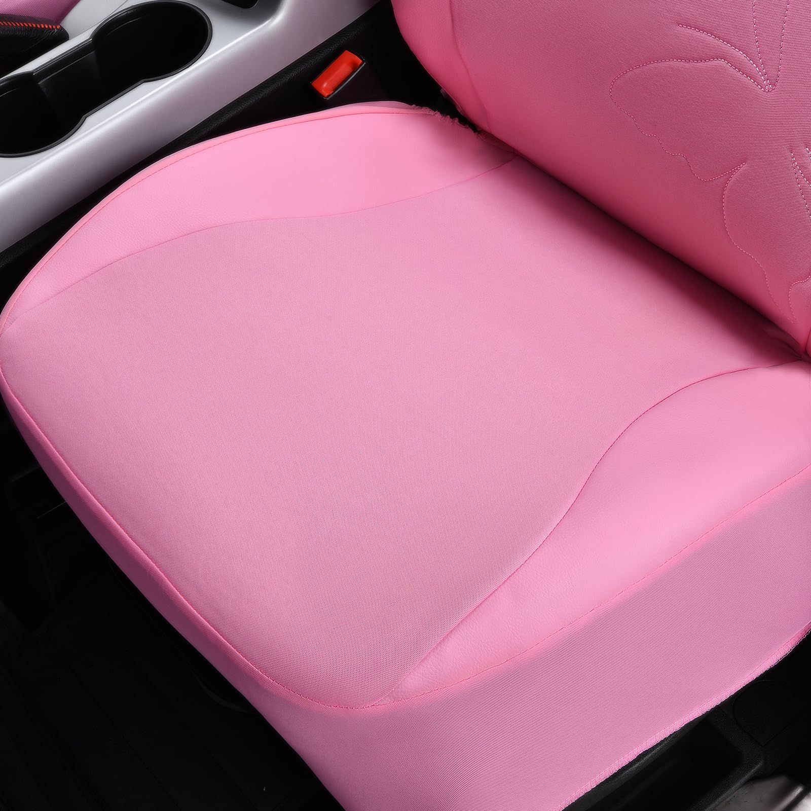 Flying Banner cover with side airbag cutout preserving safety function