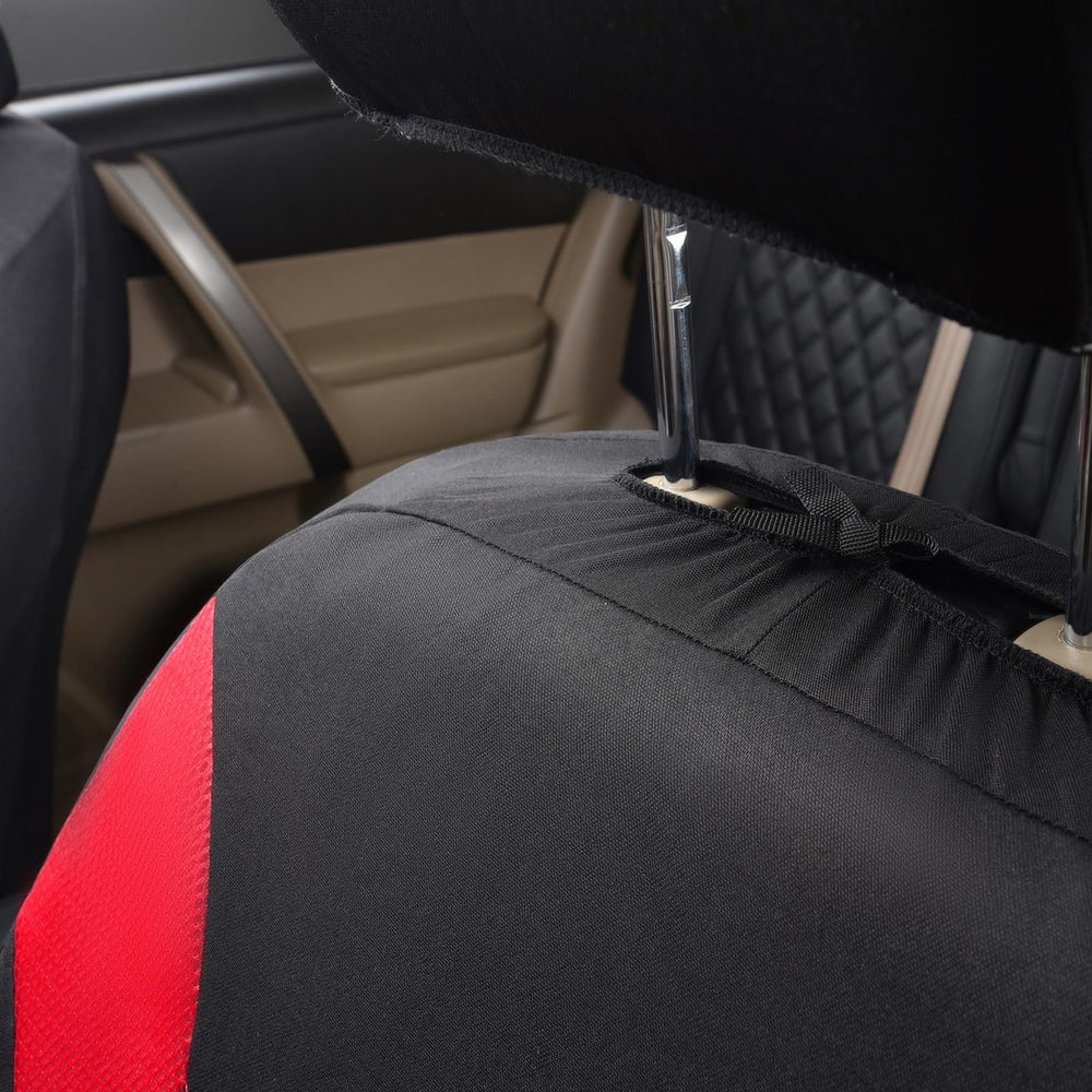 Flying Banner side airbag seam compatibility maintaining safety features