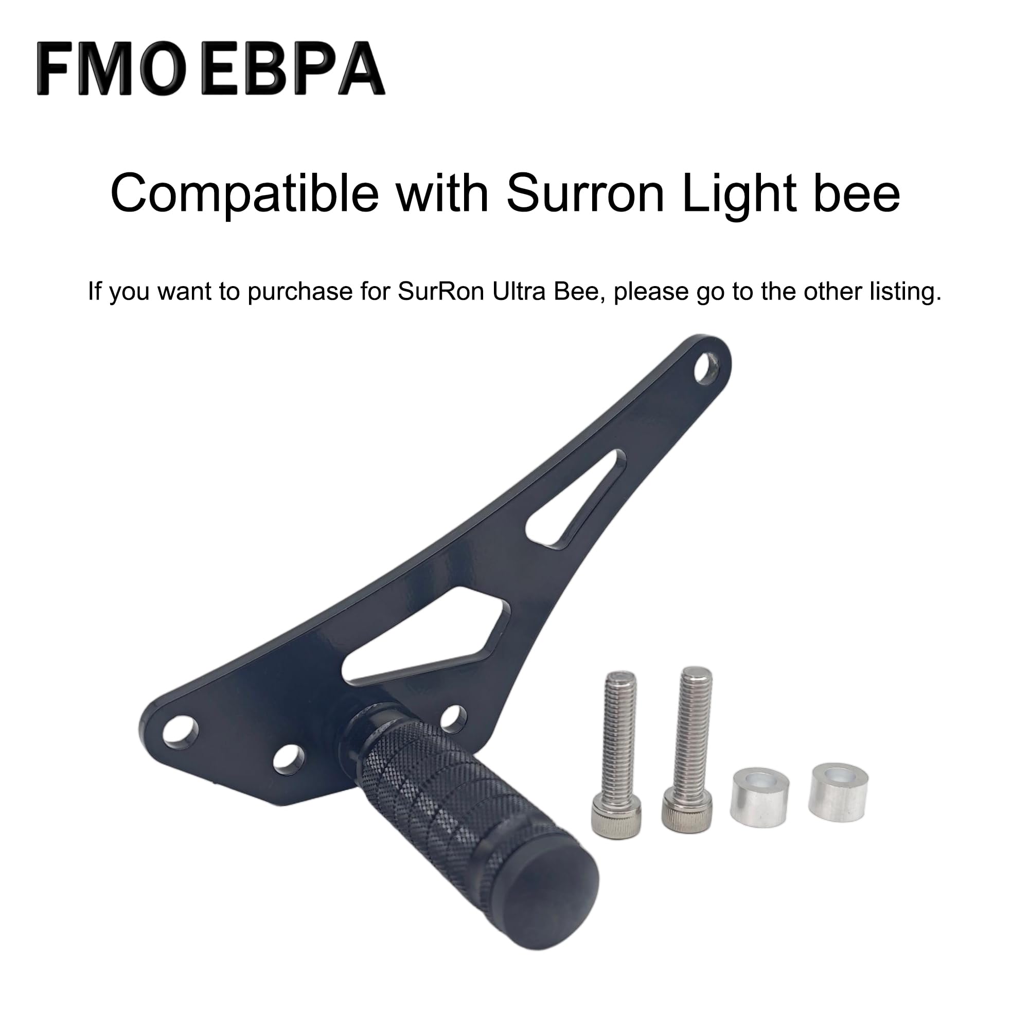 FMO EBPA in-action stunt setup showing stable footing during maneuvers