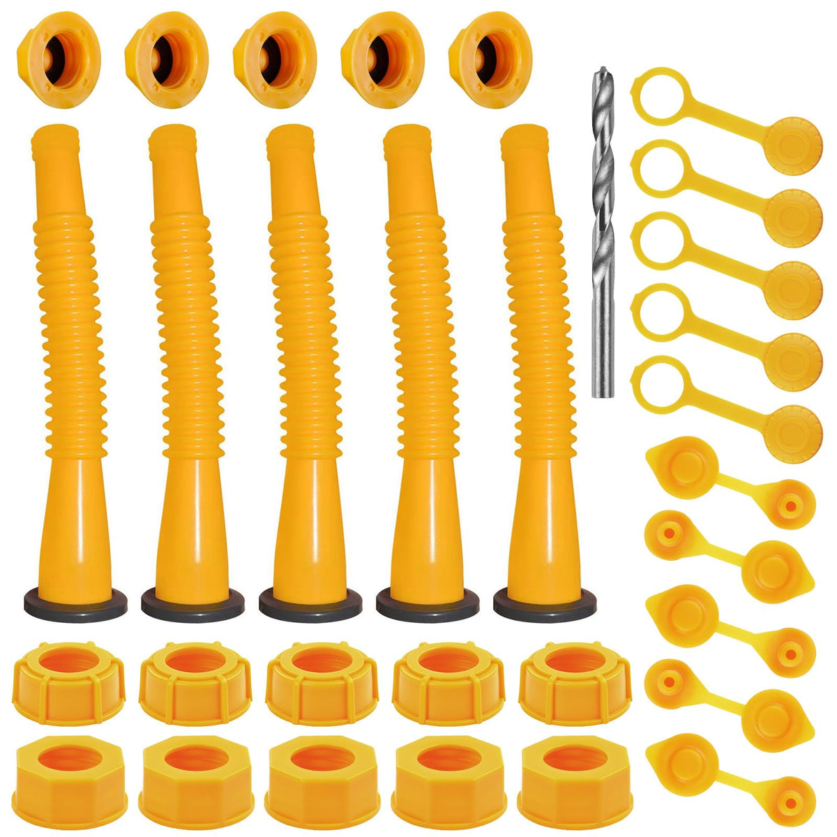 FOANRIY front view of replacement spout kit showing components for easy identification and fit
