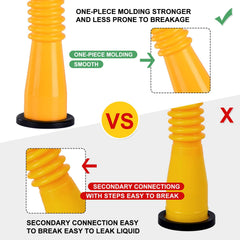 FOANRIY vent cap A installed on can mouth showing simple drill-and-fit venting solution