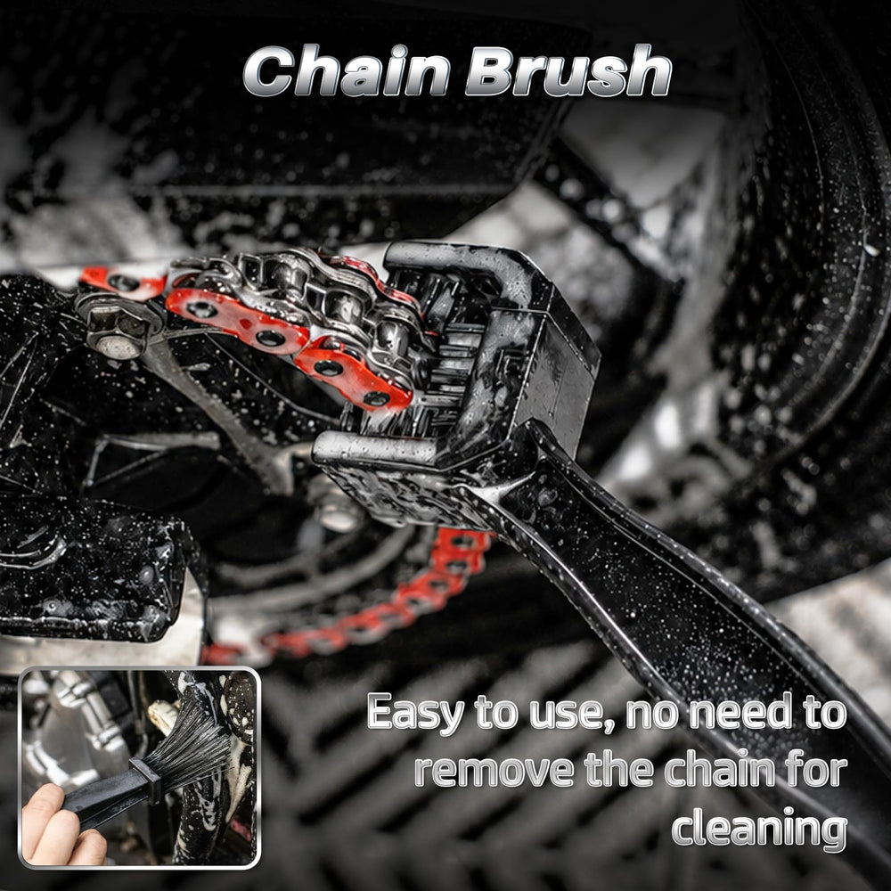 focopot detailing brush cleaning brake caliper to reach tight crevices safely