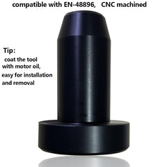 Foemint EN-48896 beside a ruler showing compact scale for easy storage
