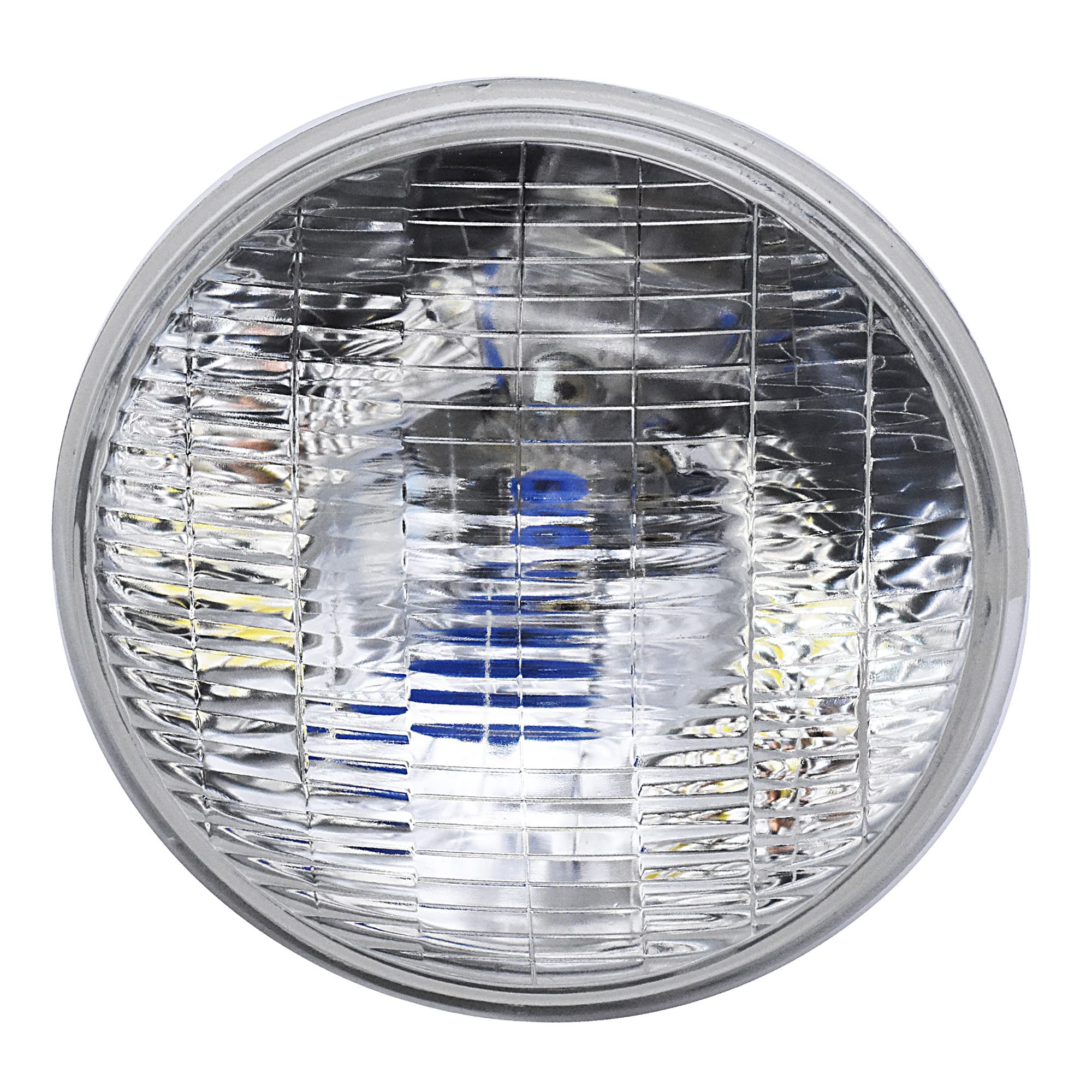 fokes front view of sealed beam headlight showing bright lens and fitment benefit
