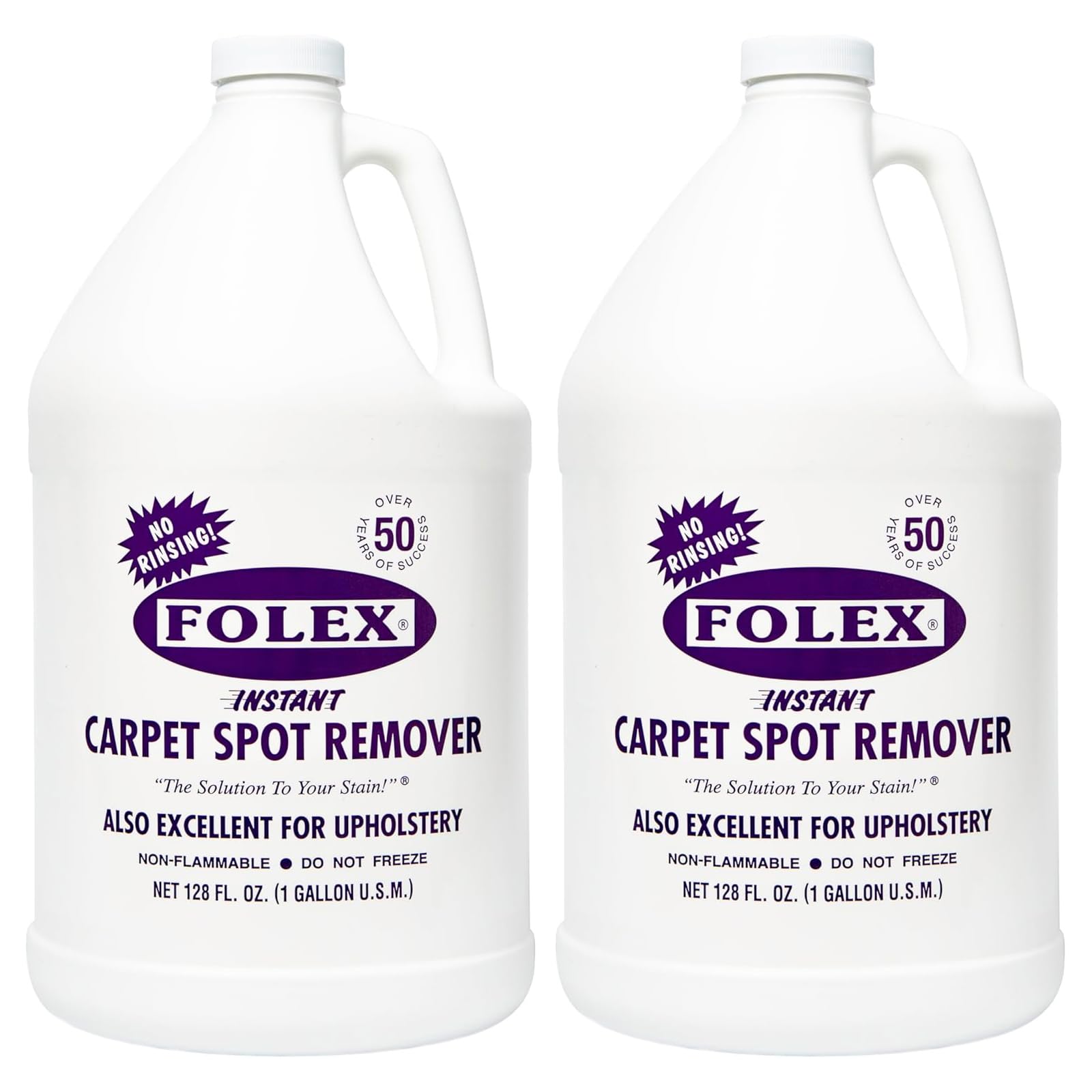 FOLEX gallon front label showing product name and stain-removal benefit