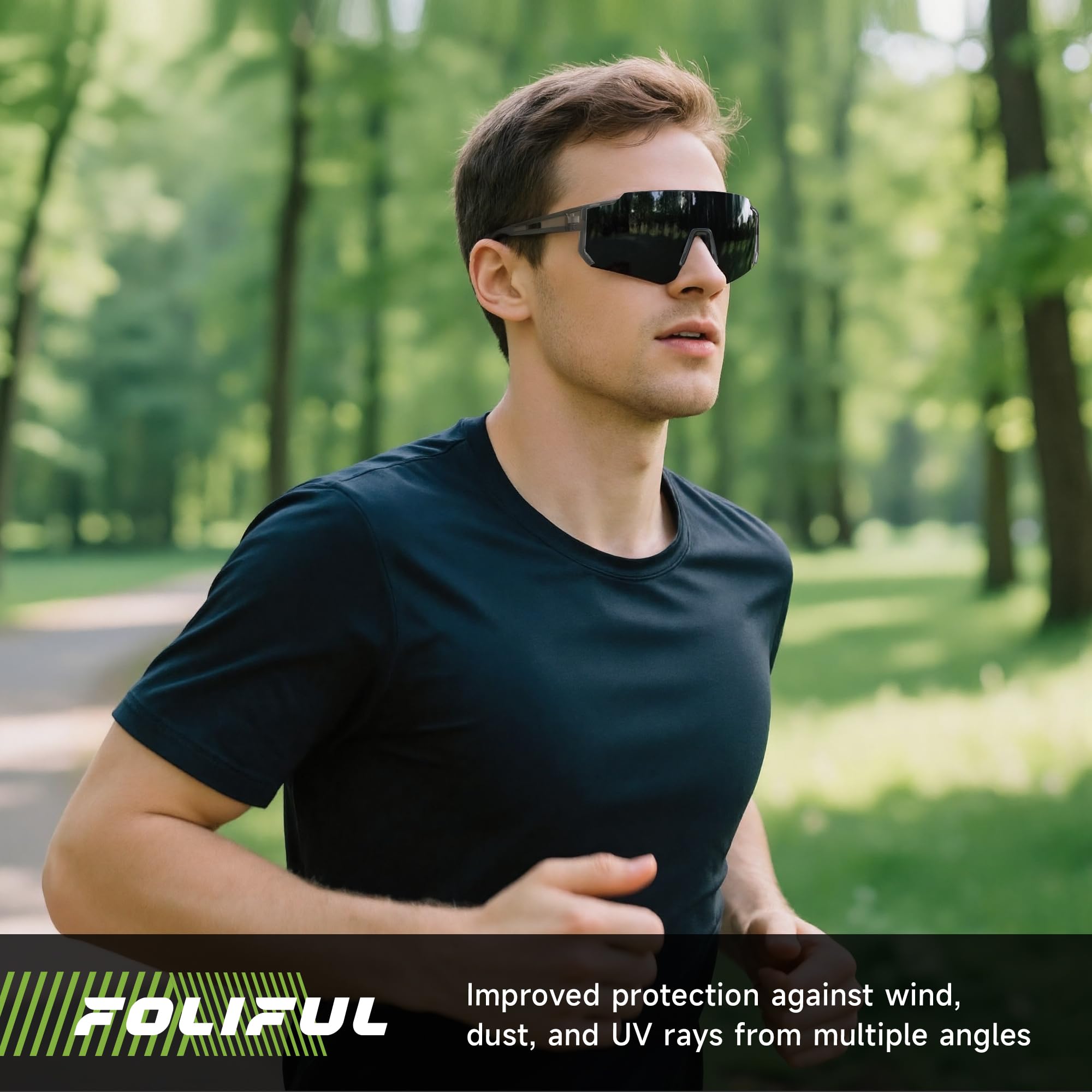 Foliful side profile highlighting frame fit and durable hinge benefit