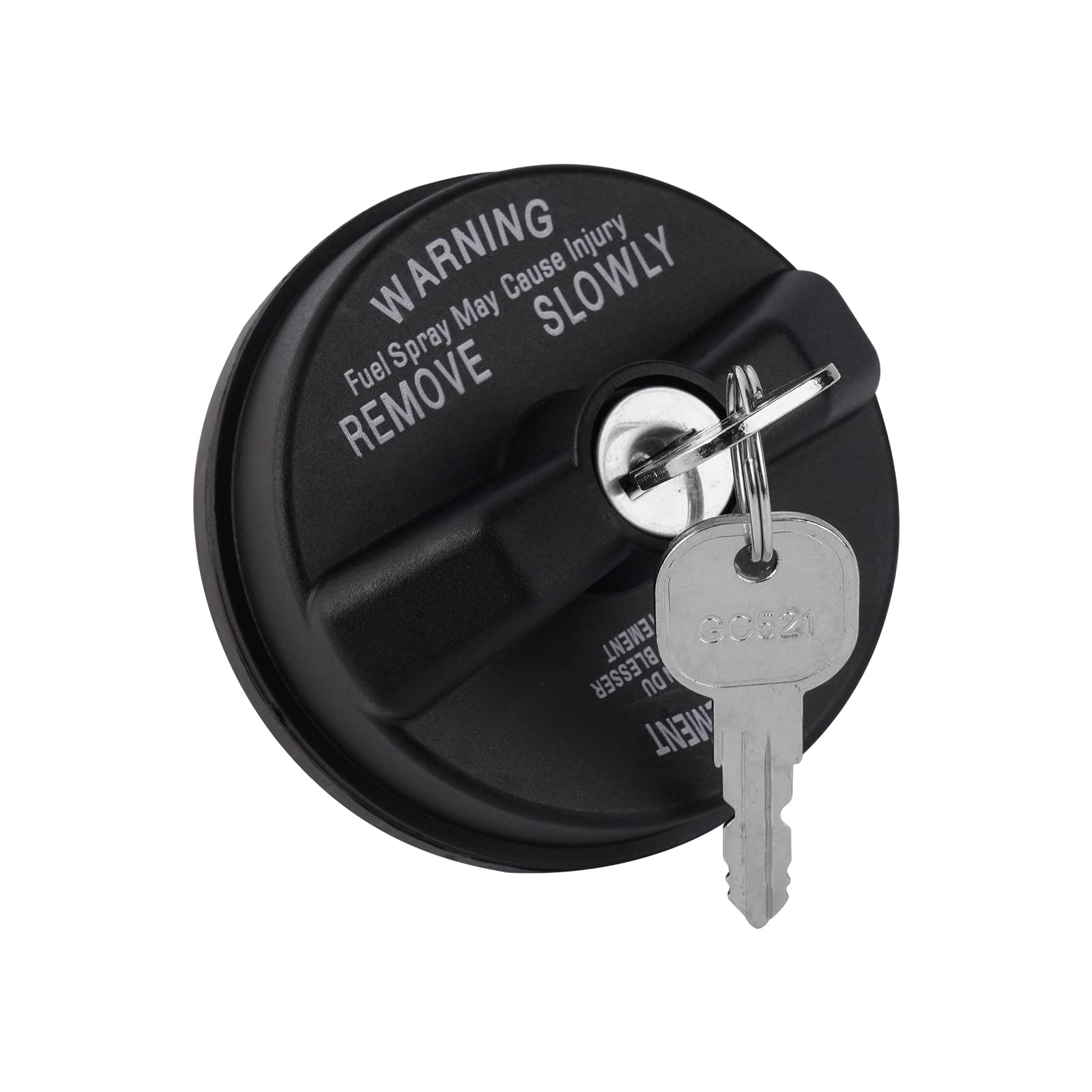 Forccord front view gas cap showing secure fit and protection