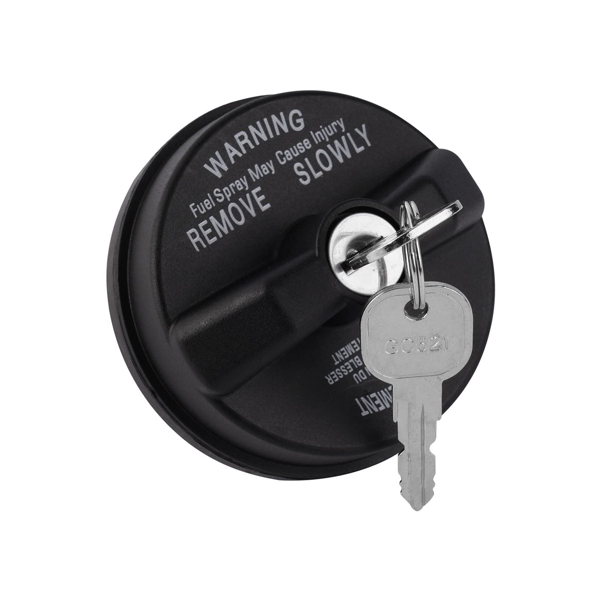 Forccord front view gas cap showing secure fit and protection