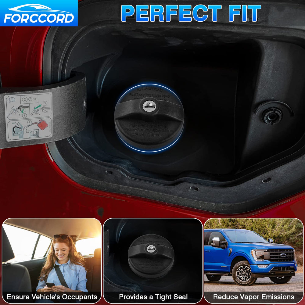 Forccord fuel cap label and ABS material marking indicating quality build
