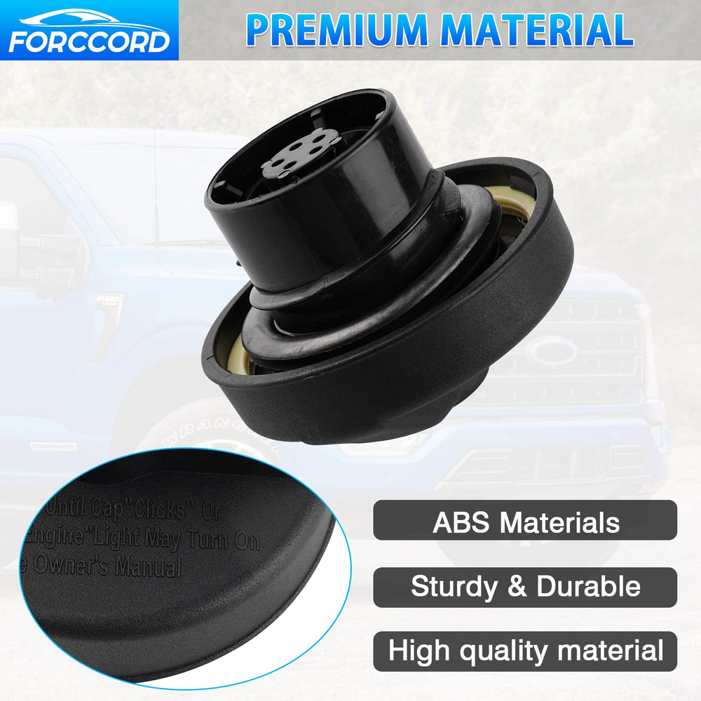 Forccord cap next to hand for scale shows compact easy installation