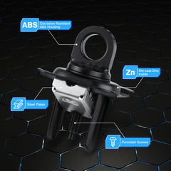 Forccord anchors installed in truck bed showing added tie points for safer cargo