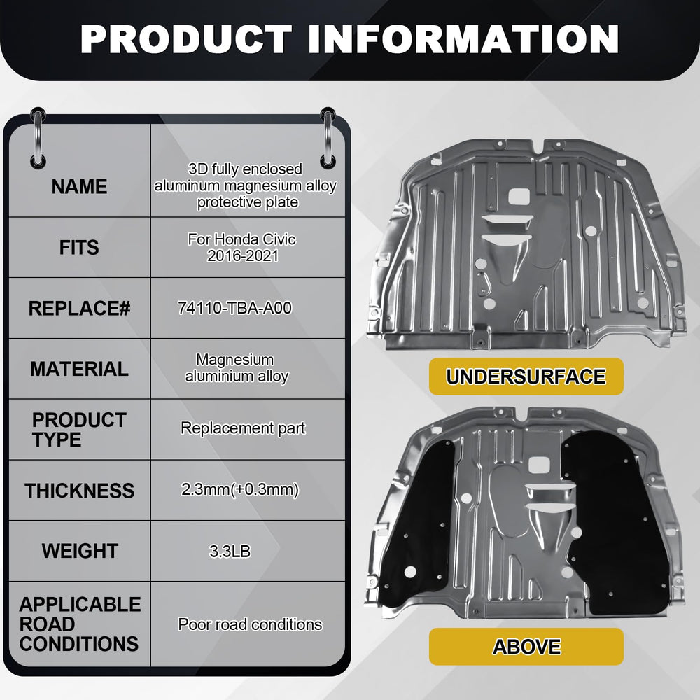 FOREBEN included bolts and pins kit for fast, correct installation
