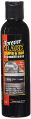 FOREVER BLACK front view of 6oz bottle showing product branding and size benefit