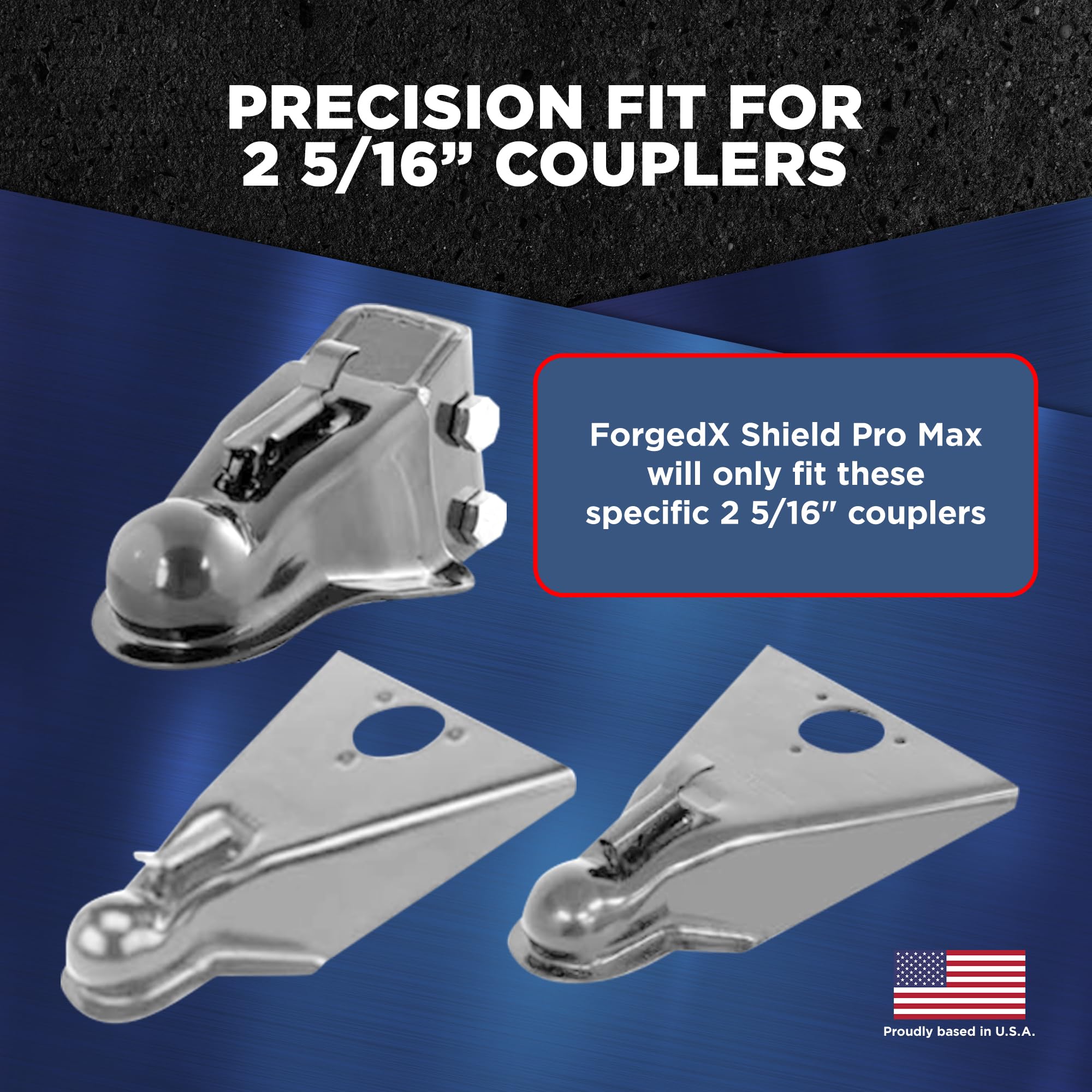 FORGEDX lock beside ruler for scale showing compact heavy-duty size