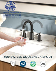FORIOUS handle detail showing ergonomic levers for precise temperature and flow control