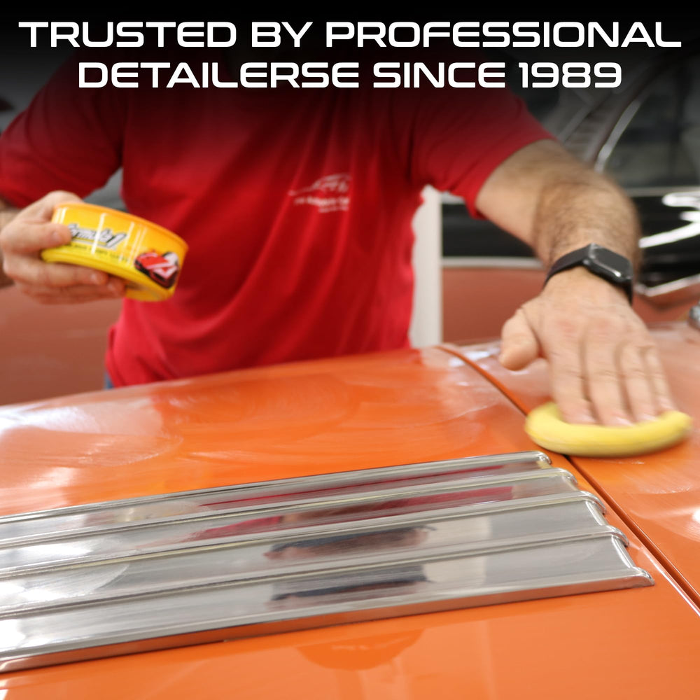 Formula 1 buffed panel showing high gloss finish and enhanced color depth