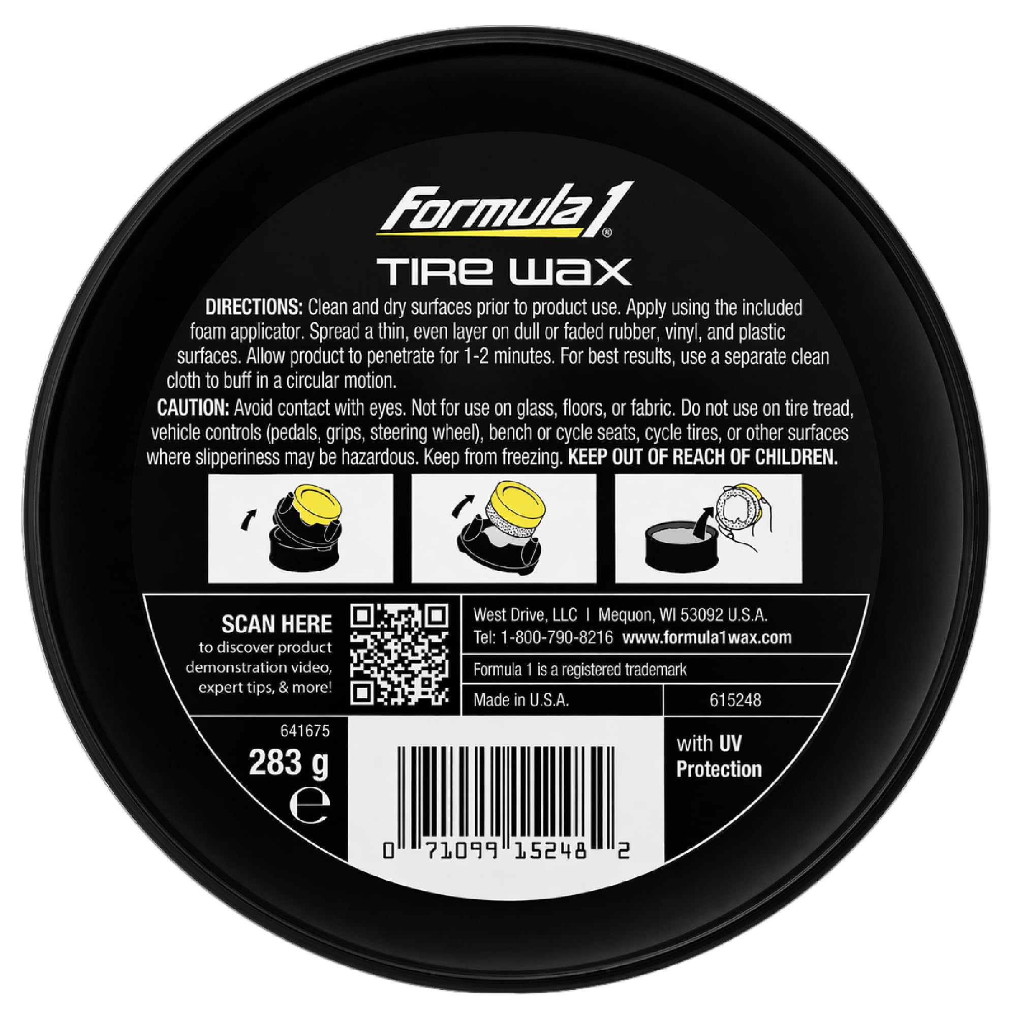 Formula 1 used in a car detailing scene for showroom shine