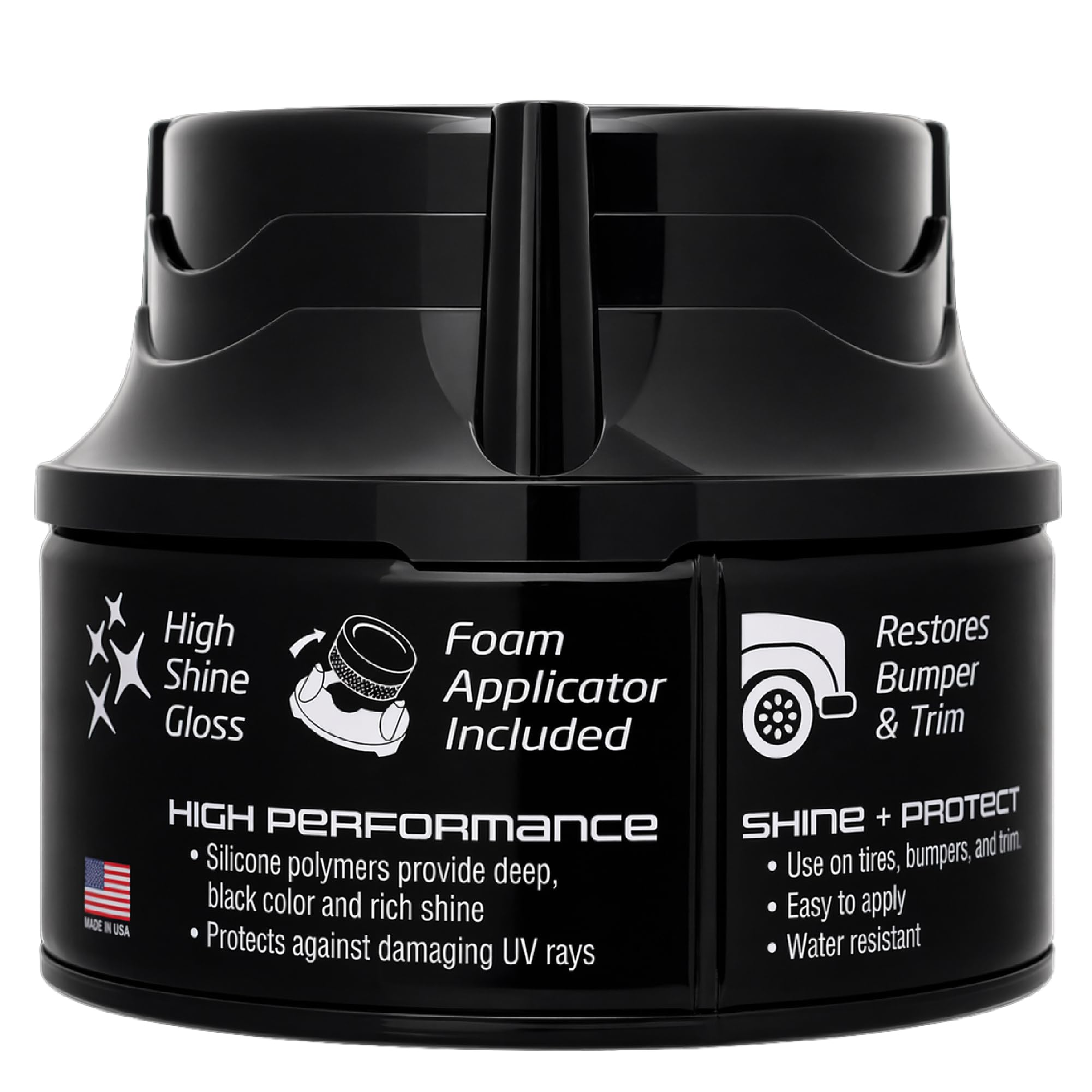 Formula 1 10 oz jar next to hand illustrating compact size benefit