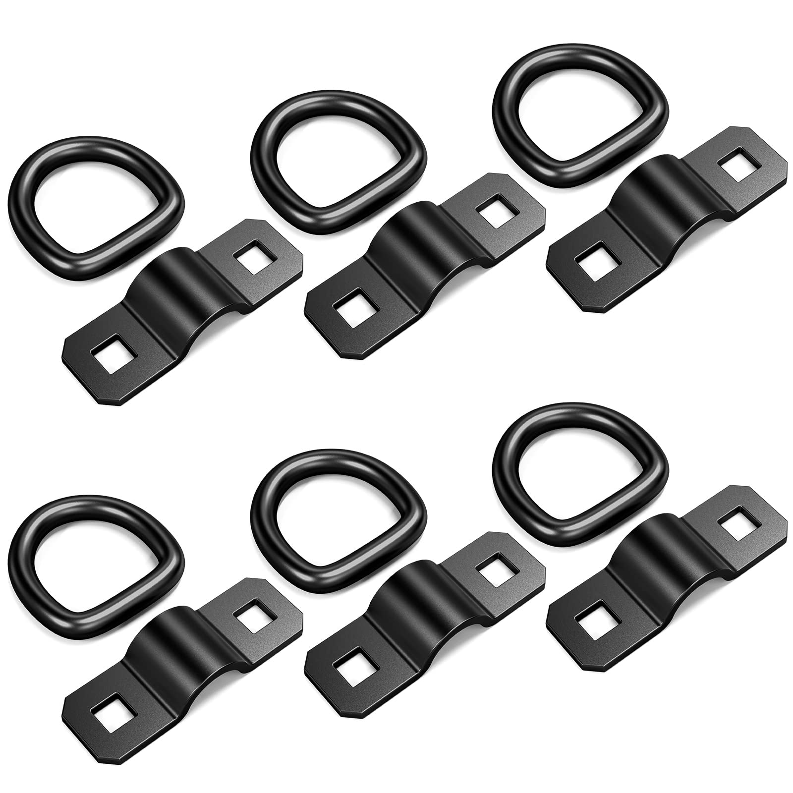 ForoGore lifestyle shot of D rings installed on RV trailer showing organized cargo tie-downs