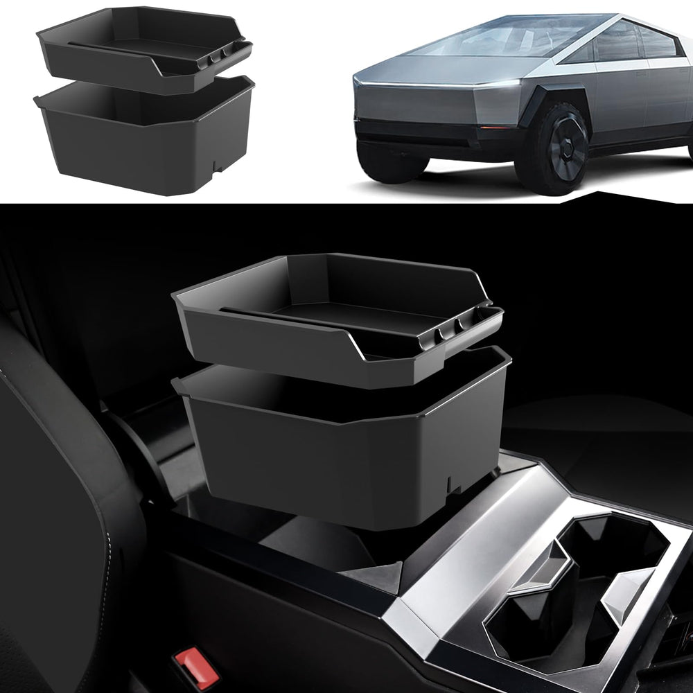 Foronetry front view organizer showing tidy console and quick access