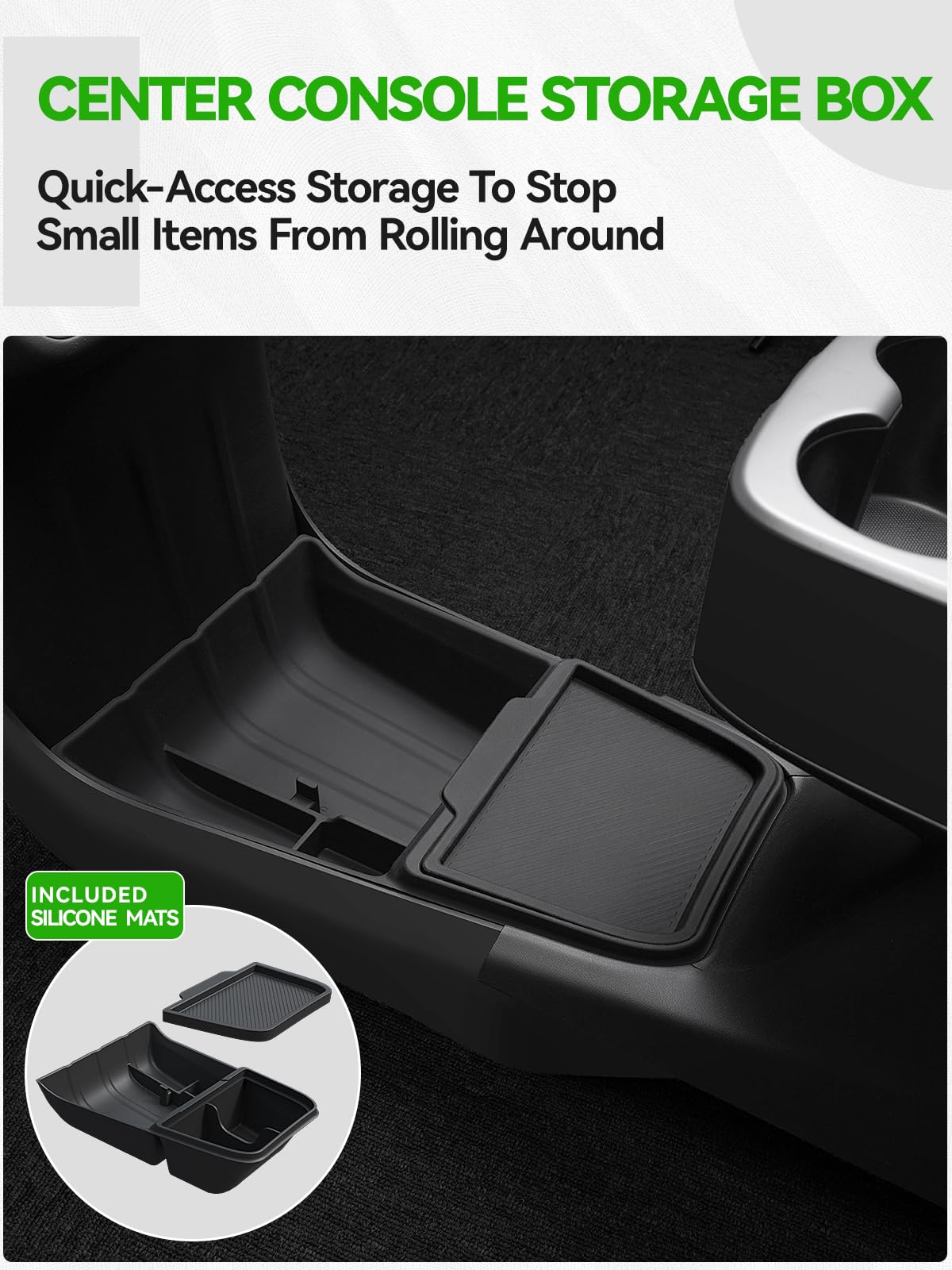 Foronetry hidden storage box open hides valuables and reduces cabin clutter