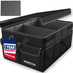 FORTEM front view with lid on showing organized storage benefit
