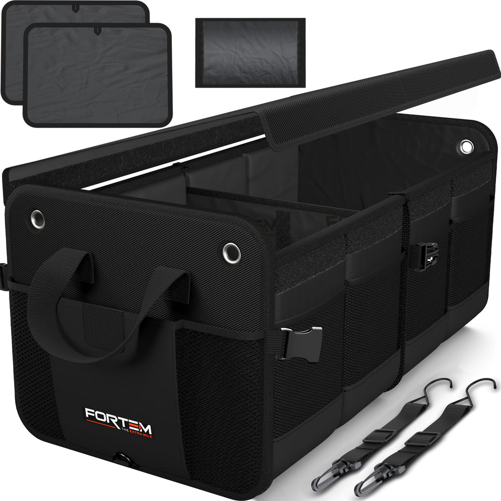 FORTEM front view open showing organized compartments and quick access