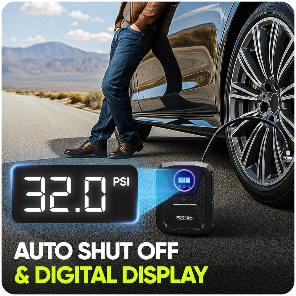 FORTEM LED flashlight activated for safer nighttime roadside work