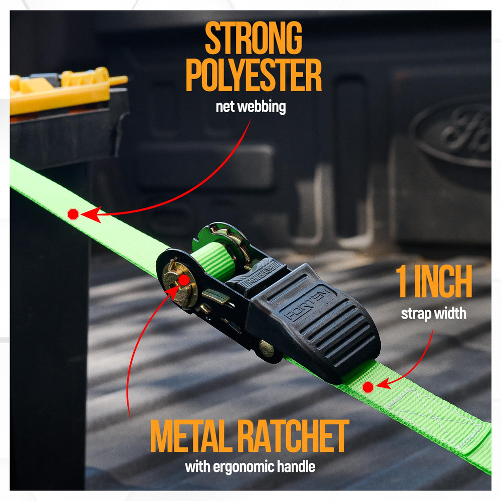 FORTEM ratchet close-up with rubber grip for comfortable, controlled tightening