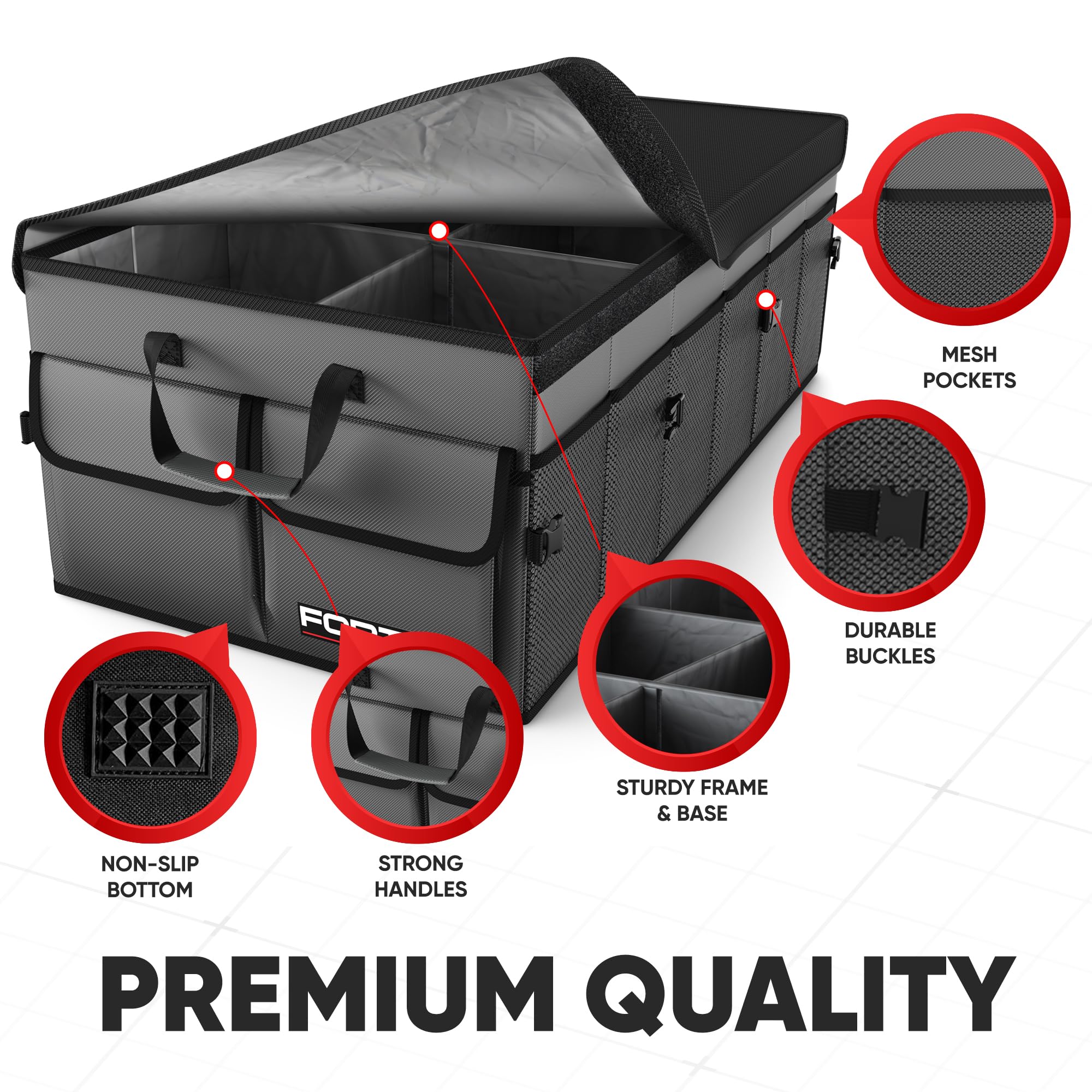 FORTEM removable 20L cooler bag detached and ready to carry for chilled-item convenience