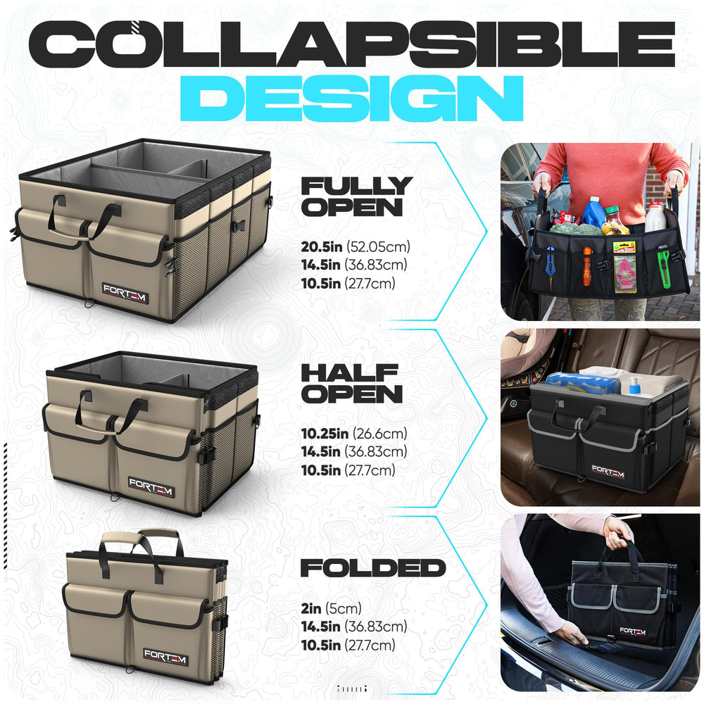 FORTEM removable lid covering contents for discreet storage and improved security