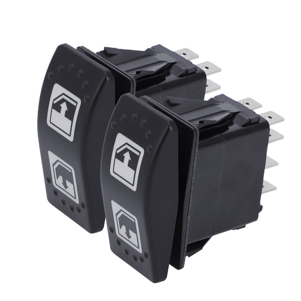 Foruly front view of switch pair showing clean replacement and reliable fit
