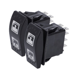 Foruly front view of switch pair showing clean replacement and reliable fit