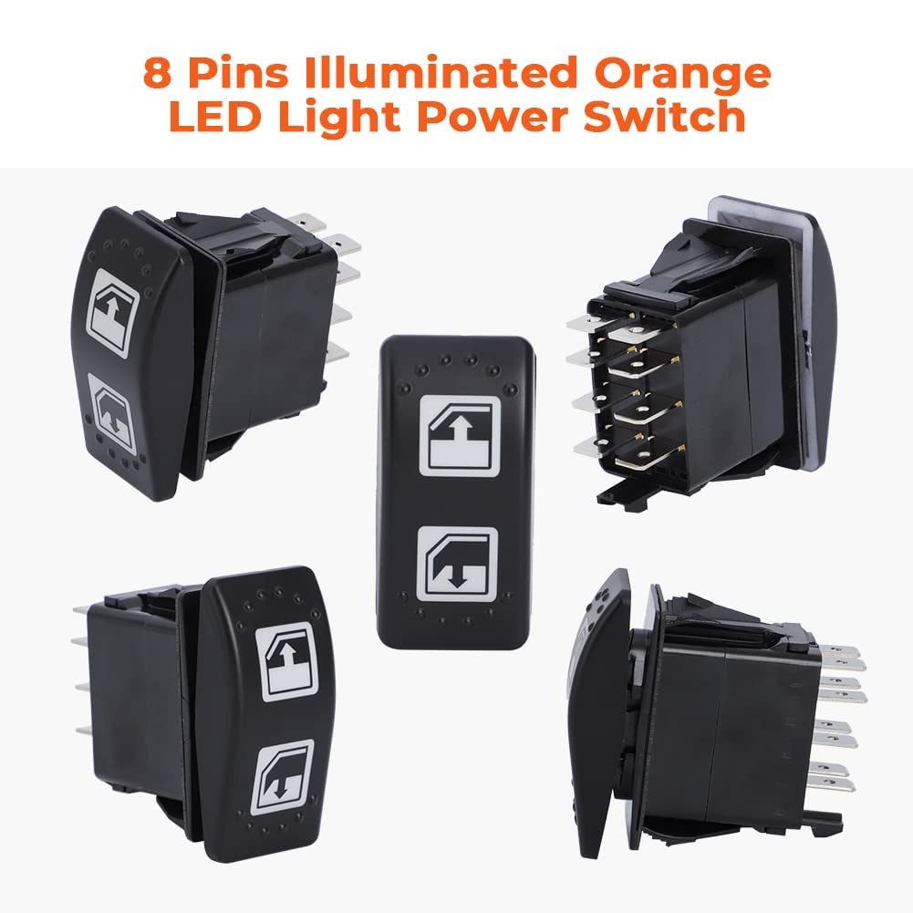 Foruly packaging with two switches and instructions for convenient installation