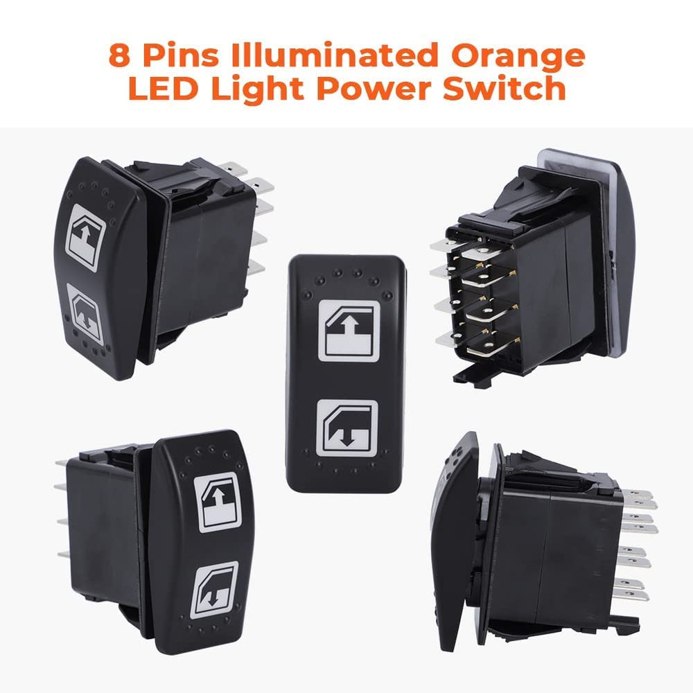 Foruly packaging with two switches and instructions for convenient installation