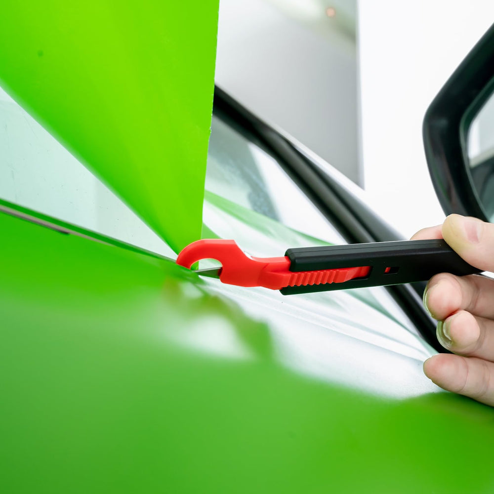 FOSHIO felt squeegee with extra pads prevents scratches and smooths vinyl