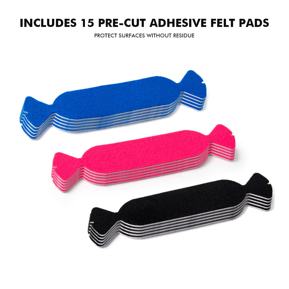 FOSHIO adhesive-backed felt tape close-up protecting paint during use