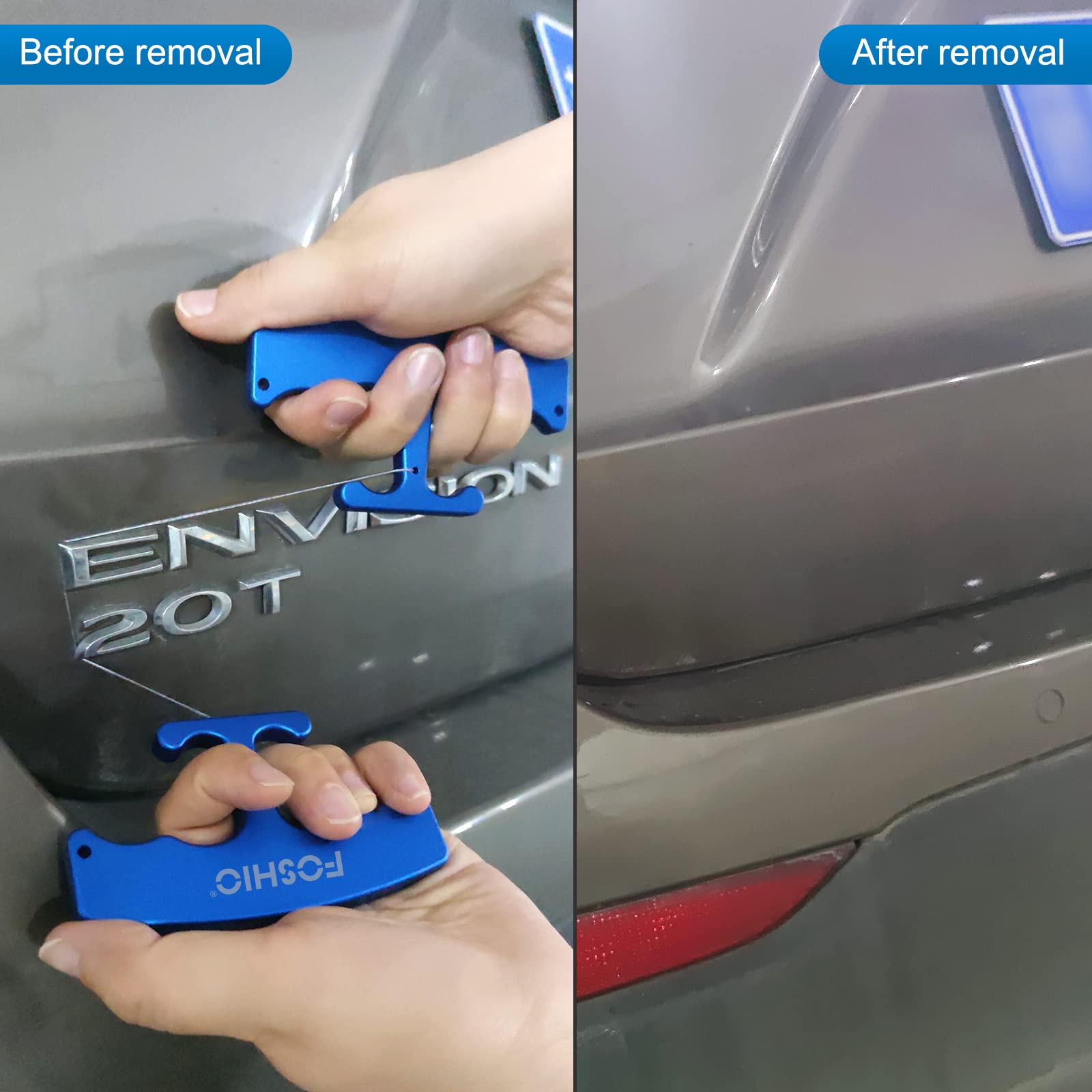 FOSHIO ergonomic handle detail showing comfortable grip for steady sawing motion