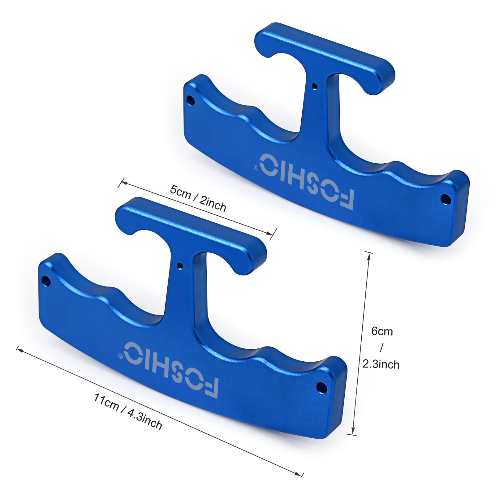 FOSHIO tool in hand demonstrating control and grip for precise emblem removal
