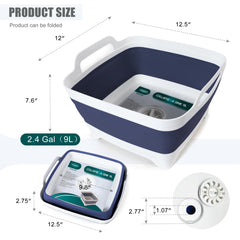 FOSJGO drain plug closeup demonstrating easy emptying benefit