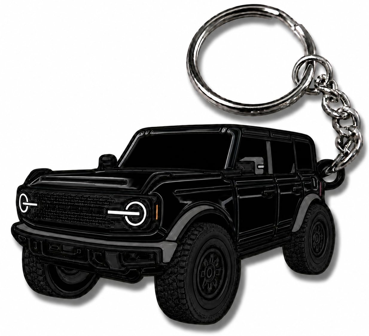 FOUR WHEEL BEAST front view showing Bronco design and instant recognition