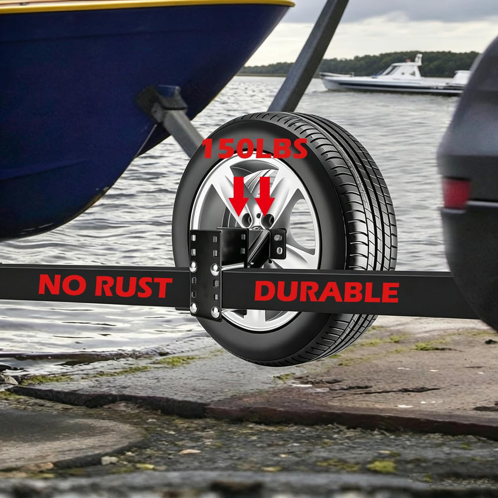 fouwick black finish lifestyle trailer setting showing corrosion resistance benefit