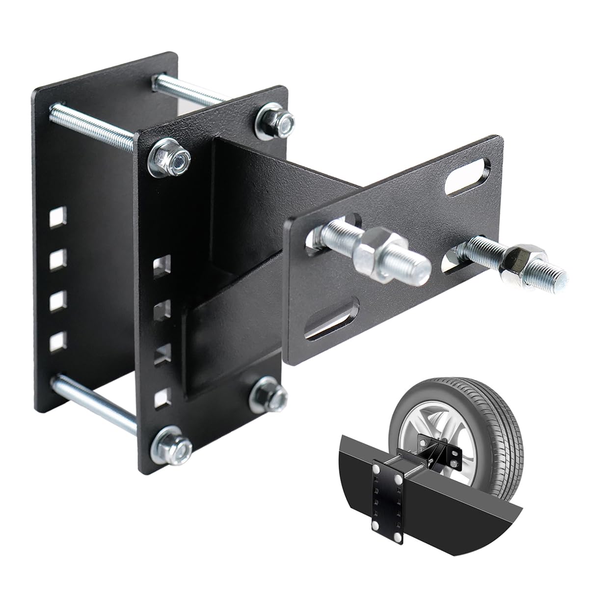 fouwick front view mounted bracket showing secure attachment and stability