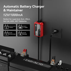 FOVAL charger in hand showing compact size for easy storage