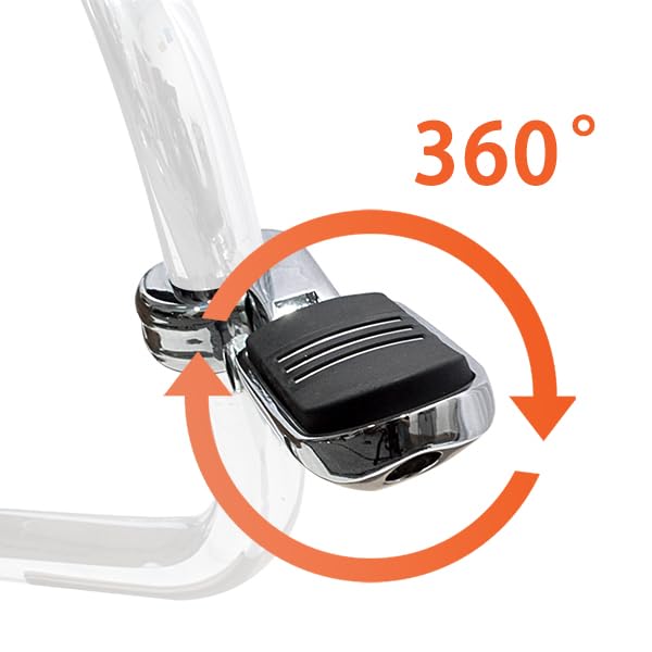 FOVPLUE on motorcycle in highway setting demonstrating long-ride relief