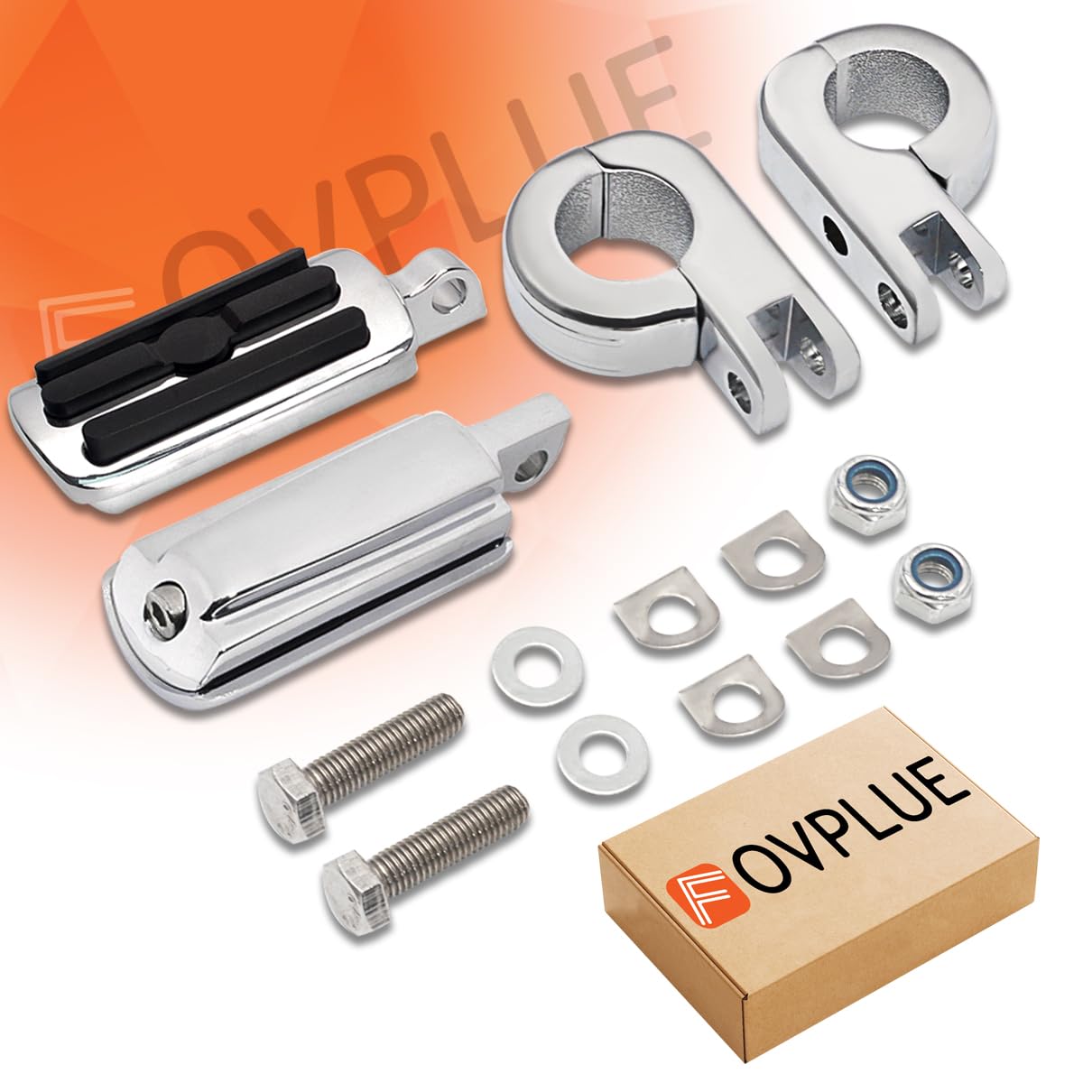 FOVPLUE packaged kit contents showing complete hardware for quick installation