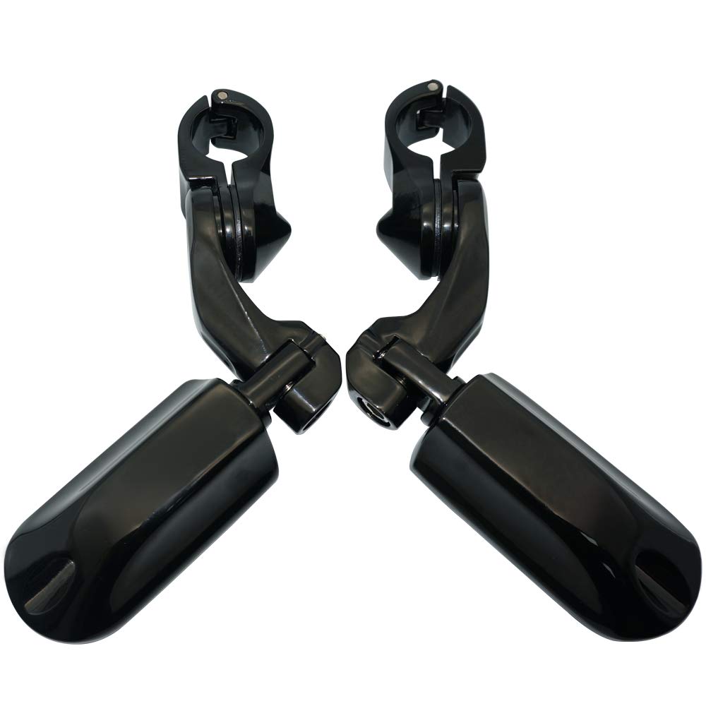 FOVPLUE side profile showing clearance from bike controls for safety