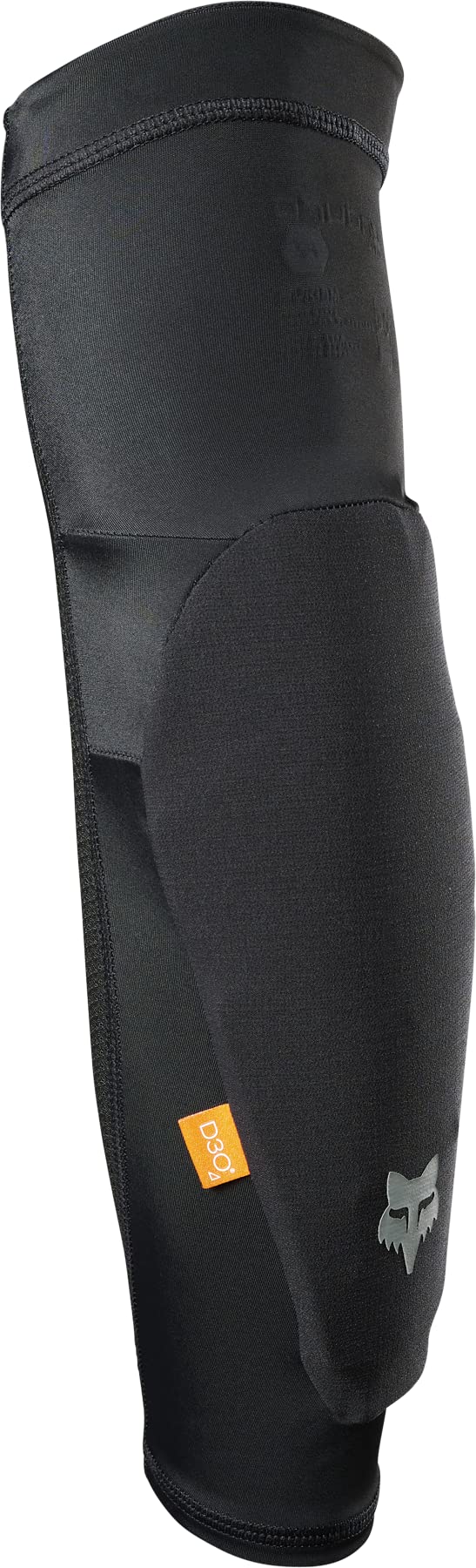 Fox Racing Enduro elbow sleeve front view showing slim profile and fit benefit