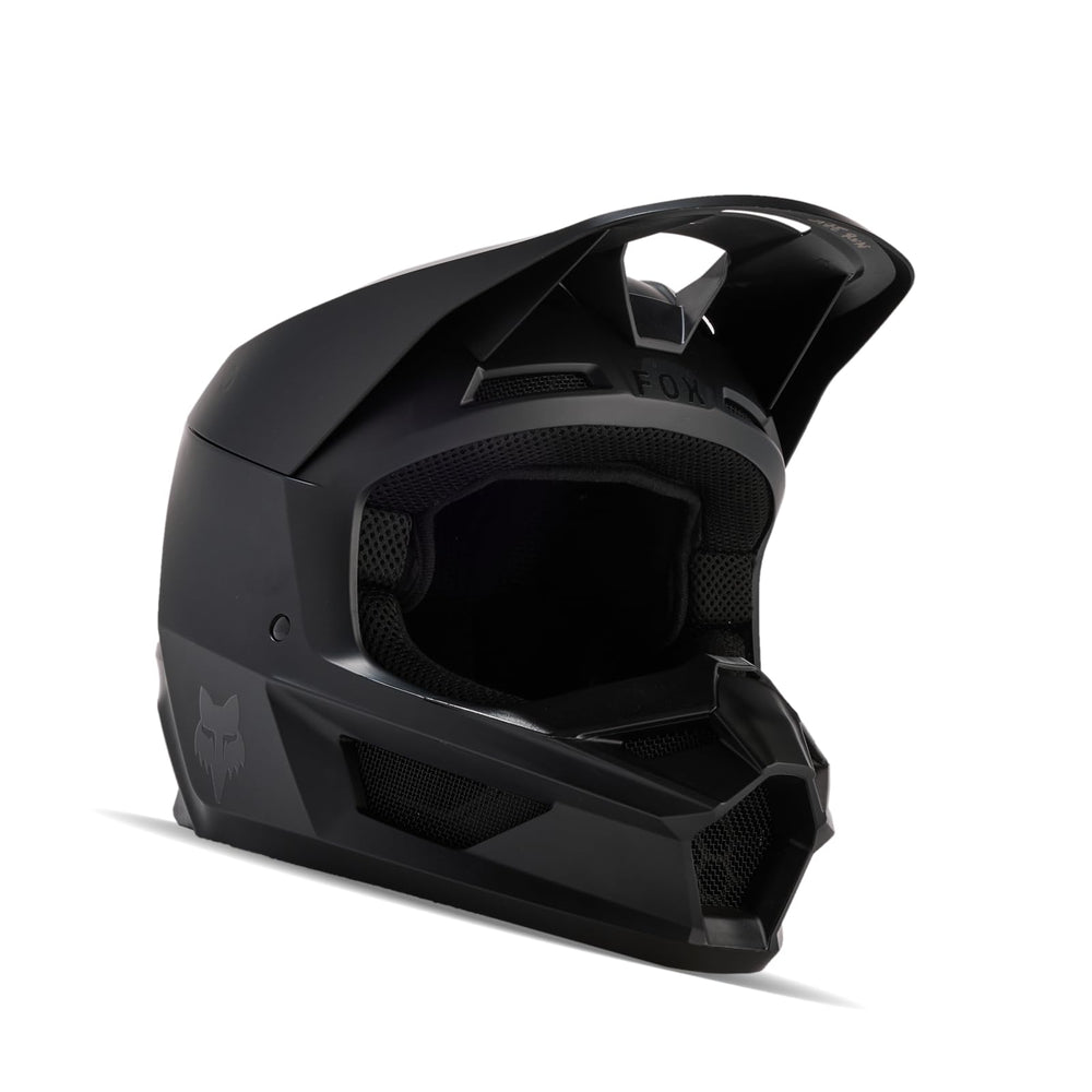 Fox Racing V Core front view showing helmet shape and confidence